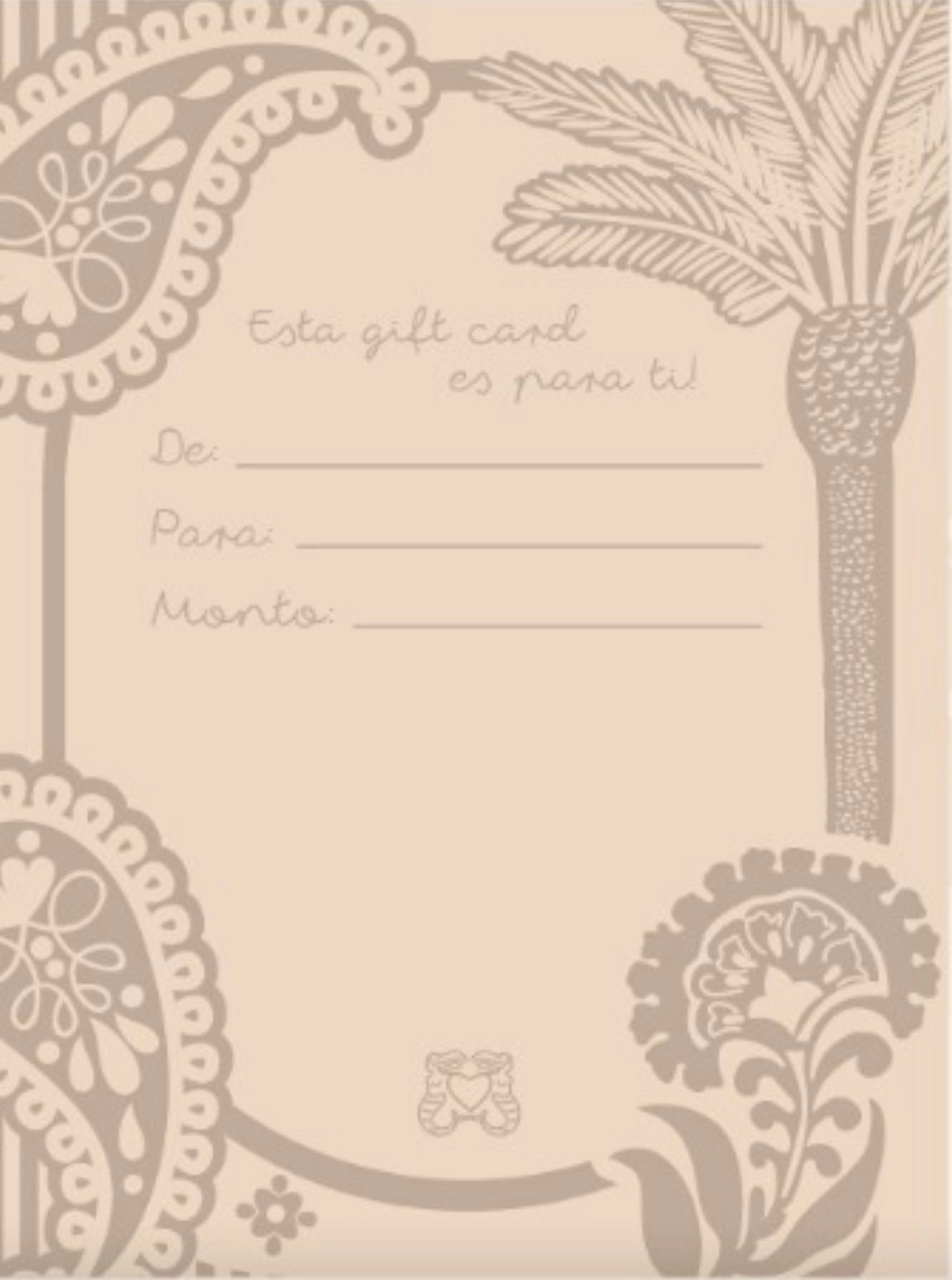 Gift card Fisicas o Digitales