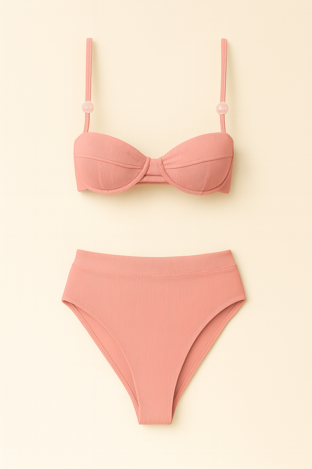 Bikini Acanalado Guayaba