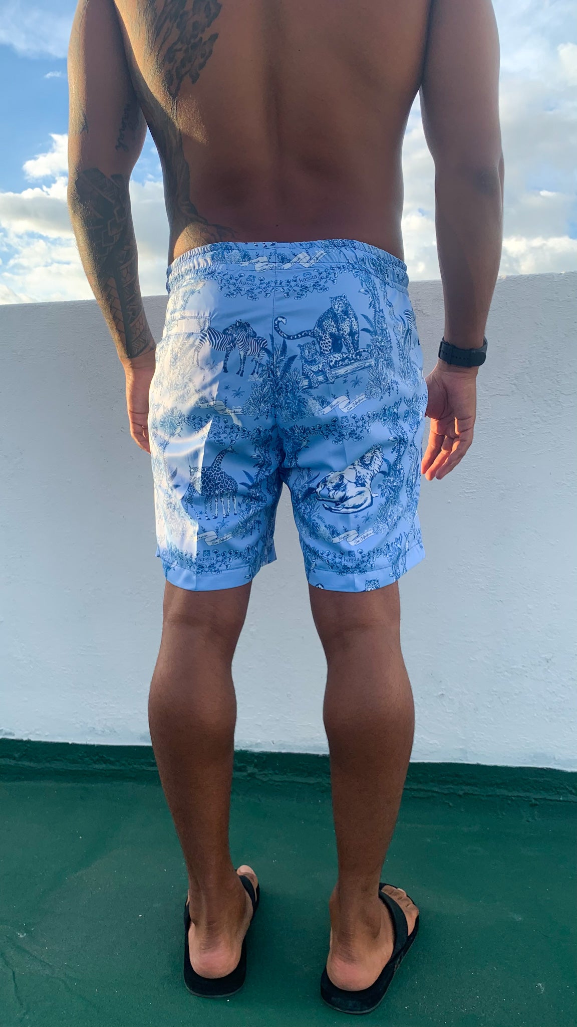 Walkshort animalia celeste